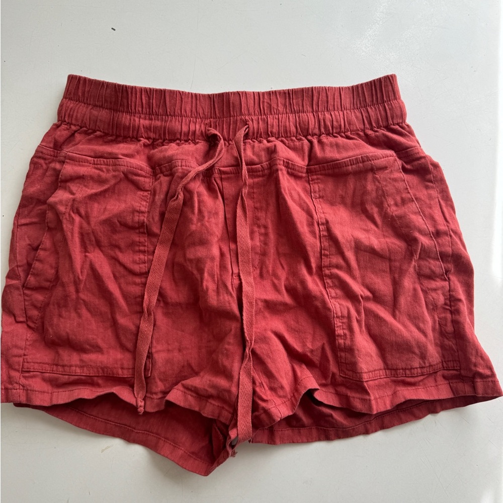 KUT FROM THE KLOTH: Red linen shorts — Great condition; never been worn